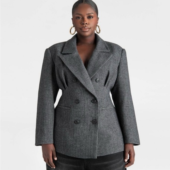 KBB by KAHLANA Jackets & Blazers - KBB by KAHLANA Corset Blazer-Size 1X